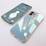 Luxury Plating Frame 6D Bling Soft Silicone Case for iPhone 13 12 Series