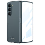 Ultra Thin Hard PC Matte Shockproof Case With Front Glass Film For Samsung Galaxy Z Fold 5