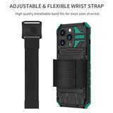 Kickstand Stand Sports Armband Armor Bracket Wristband Case For iPhone 13 12 11 Series