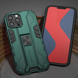 Shockproof Armor Stand Phone Case for iPhone 13 12 11 Series