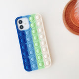 Push it Stress Relief Soft Silicone Case For iPhone 13 12 11 Series