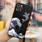 Luxury 3D Art Cartoon Emboss Relief TPU Cover Phone Case For iPhone 12 Series
