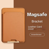 Luxury Leather Magnetic Slot Card Holder Wallet Card Pocket Case For iPhone 14 13 12 series