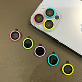 Luminous Lens Protector Ceramic Camera Lens Protective Glass for iPhone 15 14 13 12 series
