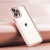 Luxury Soft Silicone Glass Lens Protector Case for iPhone 13 12 11 Pro Max