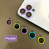 Luminous Lens Protector Ceramic Camera Lens Protective Glass for iPhone 15 14 13 12 series