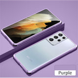 Luminous Metal Frame Shockproof Case for Samsung S21 Series
