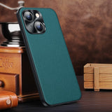 Lightweight Ultra thin Genuine Leather Phone Case For iPhone 13 12 11 Series