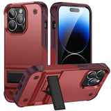 Shockproof Armor Case With TPU Rugged Kickstand For iPhone 14 13 12 series