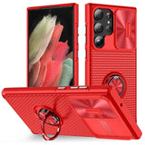 Magnetic Armor Camera Protector Car Holder Shockproof Silicone Case For Samsung Galaxy S23 series