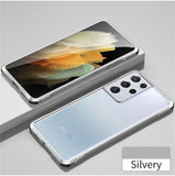 Luminous Metal Frame Shockproof Case for Samsung S21 Series
