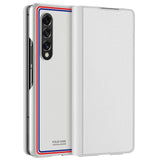 Luxury Magnetic Ultra thin PU Leather Camera Protection Shockproof Case for Samsung Galaxy Z Fold 3