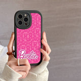 Barbie Doll PU Leather Case For iPhone 14 13 12 series