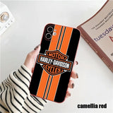 Candy Color Motorcycle Harley BikeLove Soft Case For iPhone 14 13 12 series